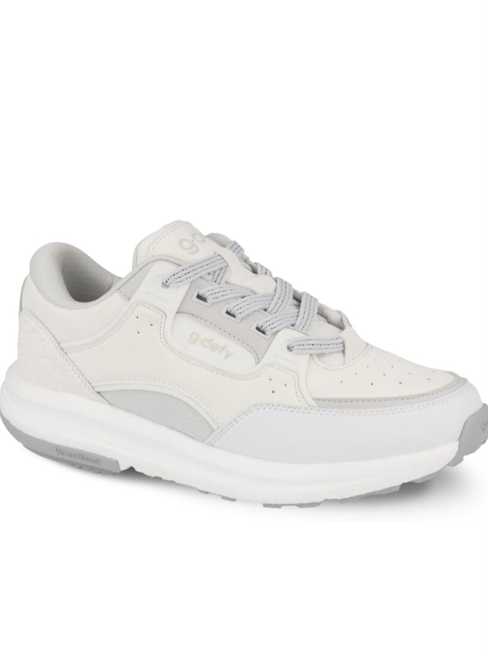 Gravity Defyer White/Light Gray Women's Sneaker - Casual Comfort